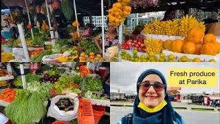 Fresh fruits and vegetables/Hydronie market upgrade/Parika tour