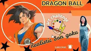 how to draw goku | goku realistic drawing | dragon ball z | c&oacute;mo se dibuja goku #pcartchannel