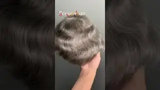 white hair pieces