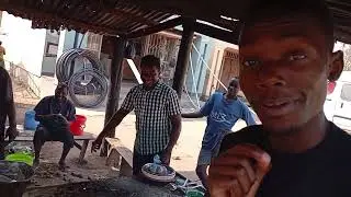 PACHIWAYA Testing Malawian Street Food (Chips and Thobwa) #Monkeybay #Mangochi #malawi #africa