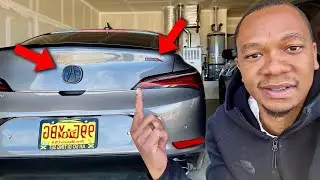 Black Acura Emblem & A-Spec Badge install on my Acura Integra