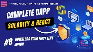 Unduh Editor Teks Pertama Anda - Kursus DApp Lengkap - Solidity & React