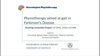 Gait physiotherapy in Parkinson's disease