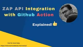 Интеграция сканирования API ZAP с действием Github | ZAP | Действие Github | #devsecops #zap #githubaction
