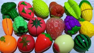 some lot's of fruits and vegetables squishy mesh Ball Strawberry toys | satisfying video | ASMR