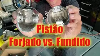Pistão Forjado vs Fundido Wossner Namura