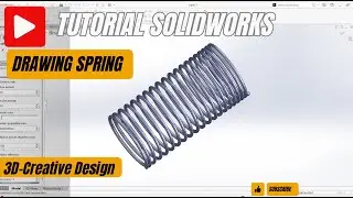 Complete Tutorial on Creating a 3D Spring in SolidWorks | Helix & Sweep Step by Step