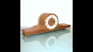 PHOTOSHOOT HERMLE Mantel Top Condition Clock WESTMINSTER Chime XXL Bronze! Features Vintage German