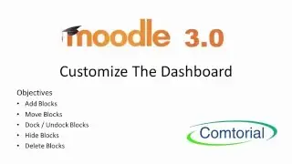 Customize The MOODLE Dashboard