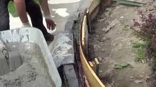 Подпорная стенка из камня часть 4. Stone retaining wall. Part 4.