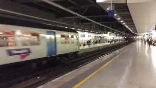 319447/319449 enters platform A, London St Pancras