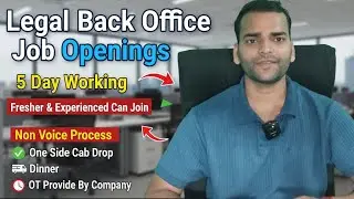 Bulk Hiring In Noida ll Non Voice Process ll Current Job Openings ll Data Entry 