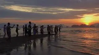 Tai Chi at Sunrise @ Island Yoga, Thailand