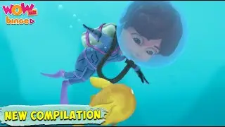 Vir The Robot Boy | Best Action Scenes Compilation - 372 | Wow Kidz Binge