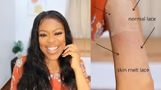 New Clear Lace & Clean Hairline Lace Wig for Beginners. New Skin Melt Method!!  ft. XrsBeautyHair
