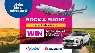 Stand to WIN a Suzuki Grand Vitara with FlySafair | #skyways2highways Your Adventure Awaits 🚘✈️