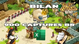 [DOFUS RETRO] BILAN 900 CAPTURES BR + Fichier Excel &agrave; t&eacute;l&eacute;charger - FARM ARENE