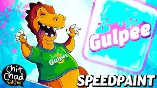 Gulpee Rex from Planet Coaster | Speedpaint