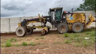 Ground Test Motor Grader Caterpillar 16M series.