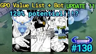 NEW GPO VALUE LIST UPDATE 11 #130 ALL THREE have brought out 120 of their potential???!