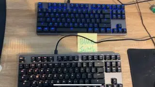 Outemu Brown VS Outemu Blue Switch (low-profile)