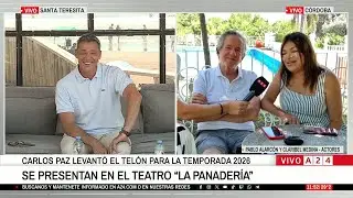🎭 PABLO ALARCÓN Y CLARIBEL MEDINA JUNTOS EN CARLOS PAZ: REENCUENTRO EN LOS ESCENARIOS