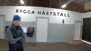 Bygga häststall. Del 2