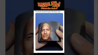 Would The Rock make a good Mona Lisa? #wwe #shorts #therock