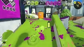 Swig main uses the Planetz Big Swig Roller for the first time! #splatoon3 #splatoon