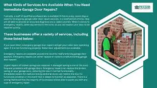 Emergency Services and Solutions for Damaged Garage Doors