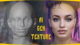 AI генерация 3D модели, текстурированные персонажа. ///DEMO/// AI generation of 3D models!