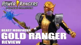 Gold Ranger Power Rangers Beast Morphers Lightning Collection Figure Review