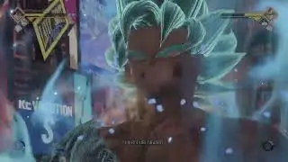 jump force super sayian blue comeback