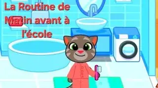 My Talking Tom La routine du matin avant à l’école