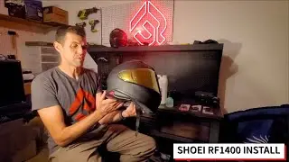 Installing Brake Free on Shoei RF1400