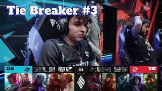 CLG против 100 &mdash; Тай-брейк | Неделя 8, день 3, сезон 13, LCS, весна 2023 | CLG против 100 Thieves, W8D3, полная игра