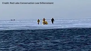 Two Fishermen on Lower Red Lake Rescued After Getting Stranded on Ice