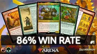 🔴🟢 Gruul Midrange, 86% побед, часть 1 | MTG Arena | Explorer | BO3 | Bloomburrow