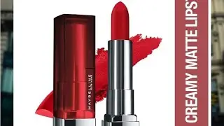 Maybelline lipsticks rich Ruby, intense red, Divine wine @150 on MyntraUnboxing#maybelline #lipstick