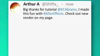 Animate a #twitter conversation