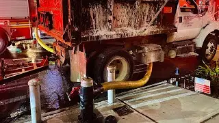 FDNY BOX 0673 - &ldquo;MUST SEE VIDEO&rdquo; OF PRIVATE CONTRACTOR BLOCKS FIRE HYDRANT DURING MEGA HIGHRISE FIRE