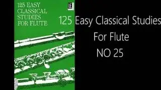 125 easy classical studies for flute no 25