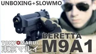 Tokyo Marui Beretta M9A1 | Unboxing + slowmo | Capsule Corp. Airsoft Espa&ntilde;a principiantes