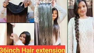 Very Long Hair Extension || 36 inch Hair Extension || 36 इंच नकली बाल || Anamika