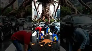 WHAT WAS THAT?! Tentacle Tree in the City! Fish FALLING, Chaos on the Street! Not Edited!