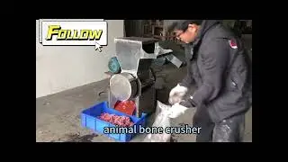Animal bone crusher machine