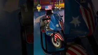 Kids Motorcycle #captainamerica #usa #kids #play #colorful #playground #slides #motorcycle