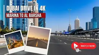 4K Night Drive: Dubai Marina to Emirates Mall on Sheikh Zayed Road 🇦🇪