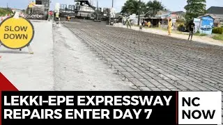 Lekki&ndash;Epe Expressway Repairs Enter Day 7 in Lagos, Motorists Adjust Routes