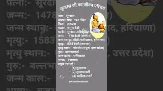 Surdas ke jivan Parichay || सूरदास जी के जीवन परिचय || #biography #surdas #study #hindi #class10